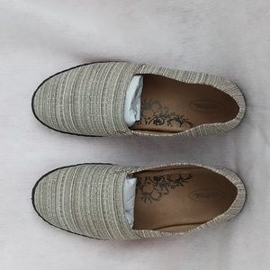 Aetrex Kylie Comfort Casuals, Espadrille-like Flats Slip On Loafers